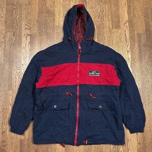 Vintage 90s Benetton F1 Formula 1 Racing Team Cotton Quilted Jacket Mens OS